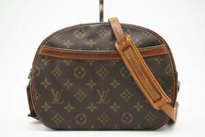 Louis Vuitton Monogram Blois Shoulder Bag Brown Canvas